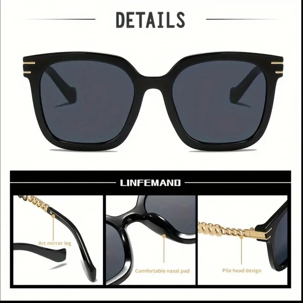 Black Cat Eye Polarized Glasses with case